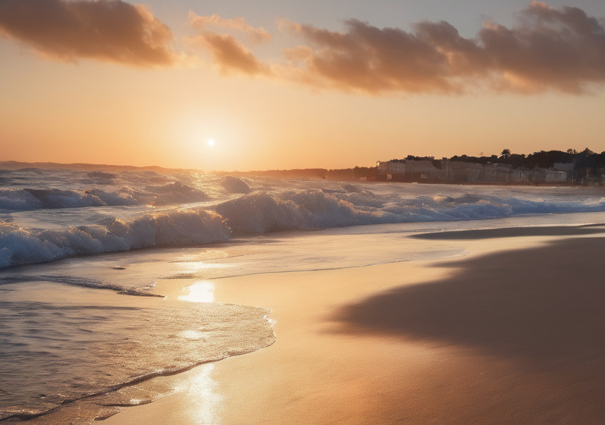 Sunset at the beach